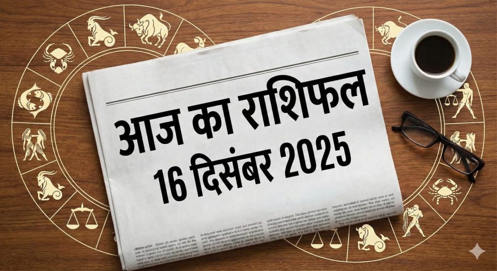 Aaj Ka Rashifal 16 December 2025: आज का राशिफल | Daily Horoscope 7 यहां '16 दिसंबर 2025 के राशिफल' की इमेज के लिए उपयुक्त ऑल्ट टेक्स्ट, शीर्षक, कैप्शन और विवरण दिया गया है: